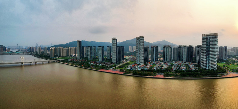 珠海前山河风光