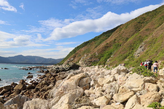 礁石海岸