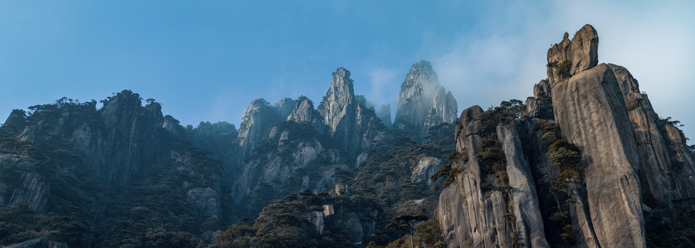 三清山群峰全景风光