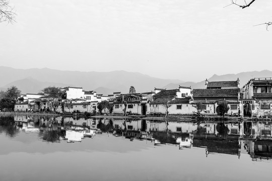 水墨山水风景画