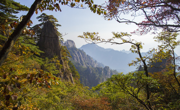 黄山秋色