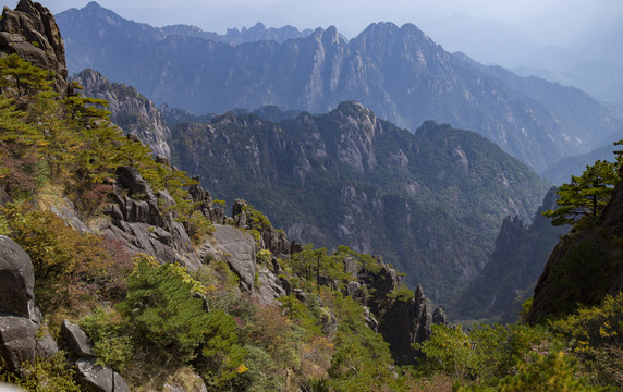 俯瞰黄山