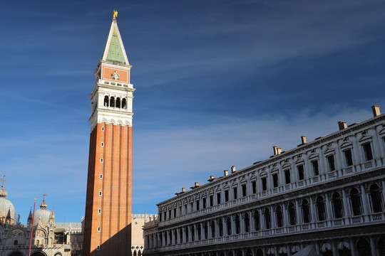 意大利威尼斯圣马可广场钟楼