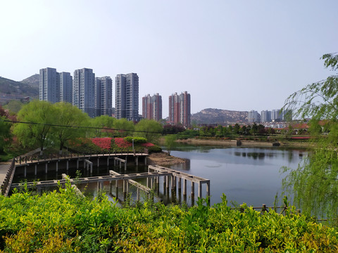 海棠湖公园景色风光