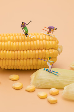 玉米创意图