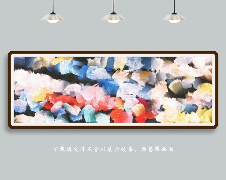 抽象油畫