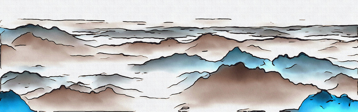 山水抽象畫(huà)
