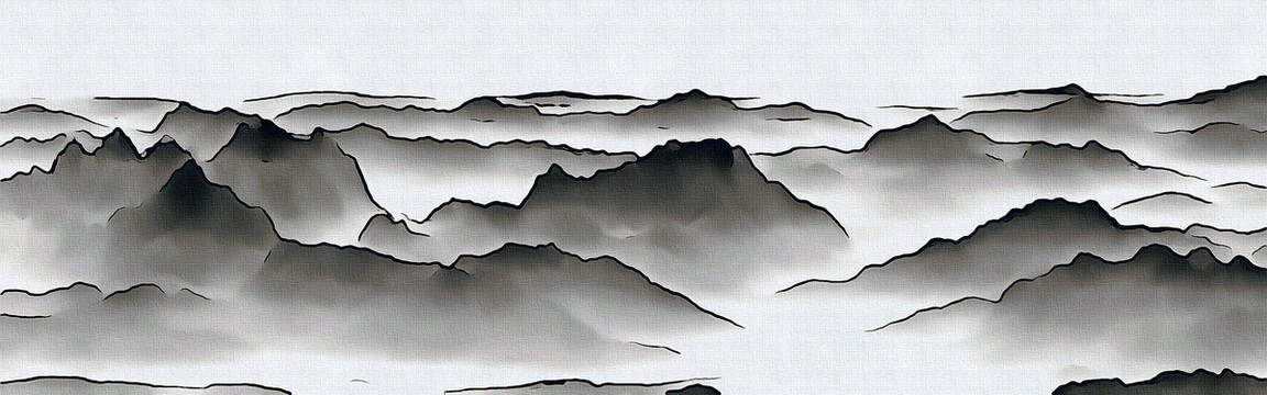 意境山水画