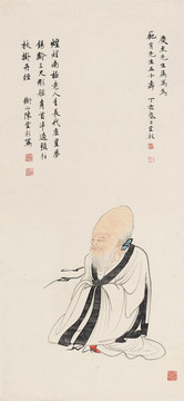 陳少梅南極仙翁