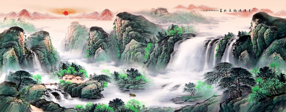 聚寶盆風(fēng)水畫