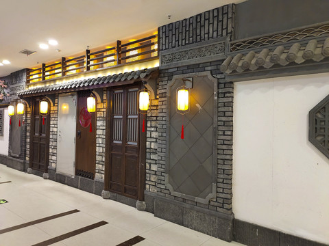中国风餐厅外墙装修