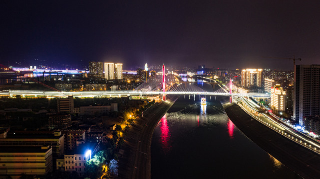 至喜长江大桥夜景