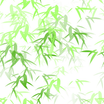 竹葉背景四方連續(xù)圖案