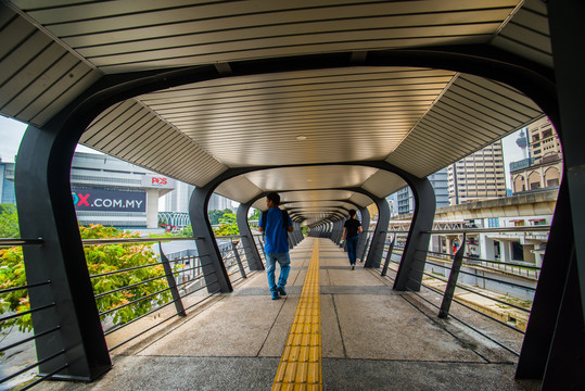 吉隆坡街道风情建筑