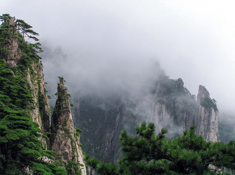 黄山西海云雾