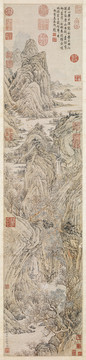 陸治花溪漁隱圖