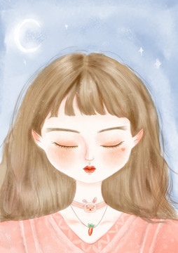 金發(fā)小女孩