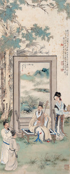 徐操琵琶圖
