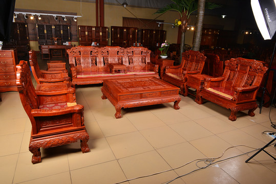 中国红木客厅家具