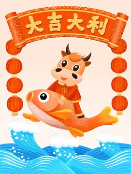 大吉大利錦鯉