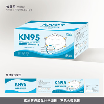 KN95防护口罩包装