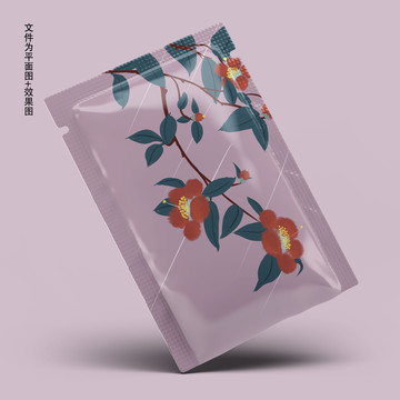 國風(fēng)包裝設(shè)計山茶花
