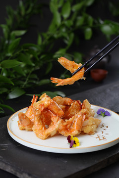 酥皮大蝦