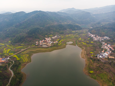 湖北黄石沼山森林公园航拍风光