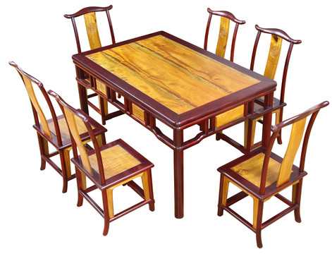 金丝楠木明式餐桌