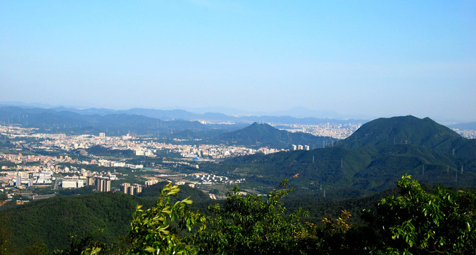 大岭山风景