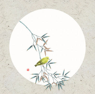 竹子翠鳥