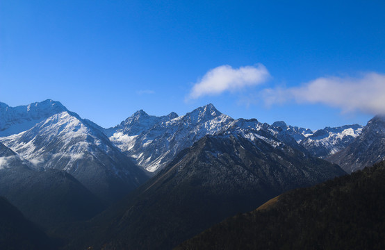 中国四川川西秋季高原景观