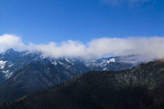 中国四川川西秋季高原景观