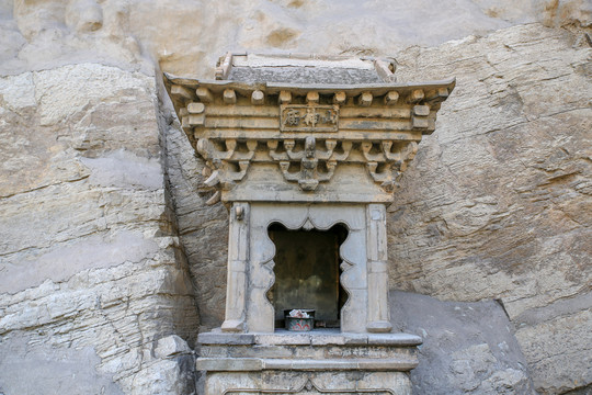 山西大同悬空寺山神庙