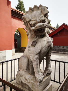 北京中山公园石狮
