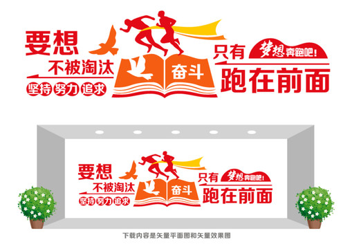 校園勵(lì)志文化墻