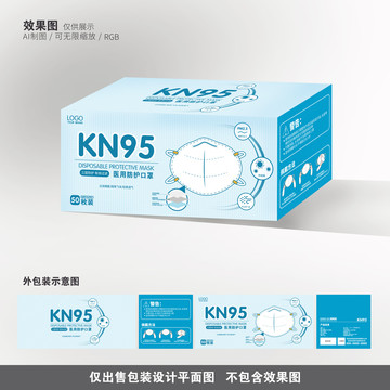 KN95防护口罩包装