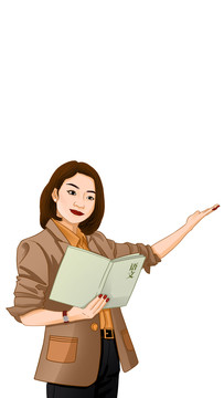 教師節(jié)老師教師形象插畫
