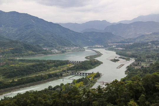 中国四川成都都江堰水利风景区