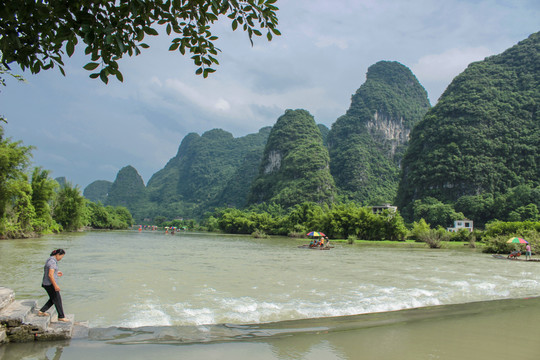 中国广西桂林阳朔山水风光