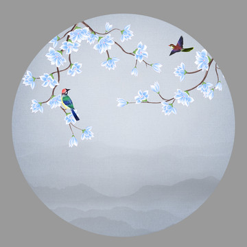 新中式花鳥(niǎo)