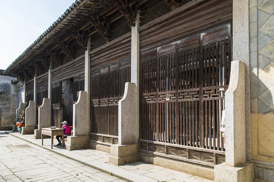 呈坎古村罗东舒祠