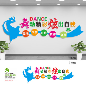 舞蹈文化墻