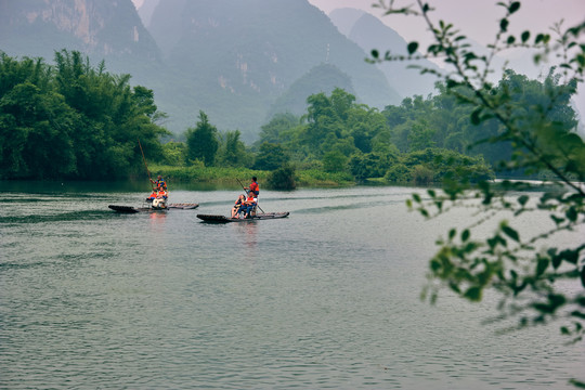 阳朔漂流