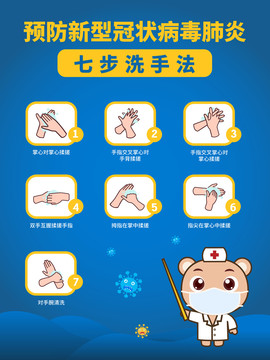 幼兒園預(yù)防新冠肺炎洗手法