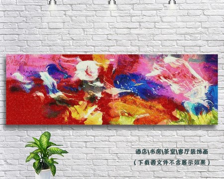 酒店抽象畫
