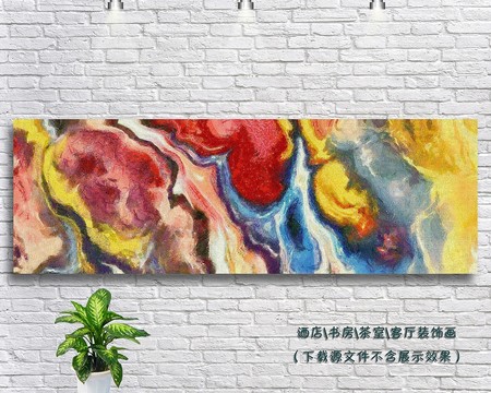 抽象油畫