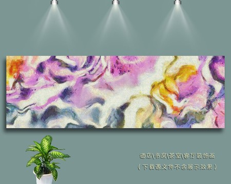 抽象油畫