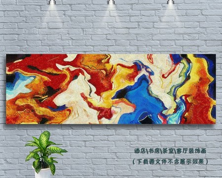 抽象油画