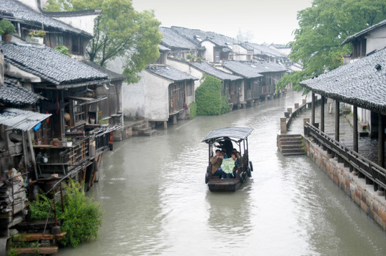 浙江水乡乌镇东栅